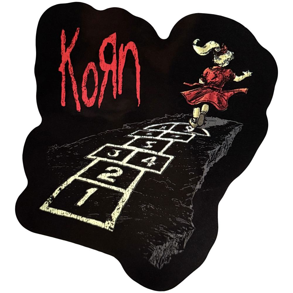 Korn - Hopscotch Sticker - Black